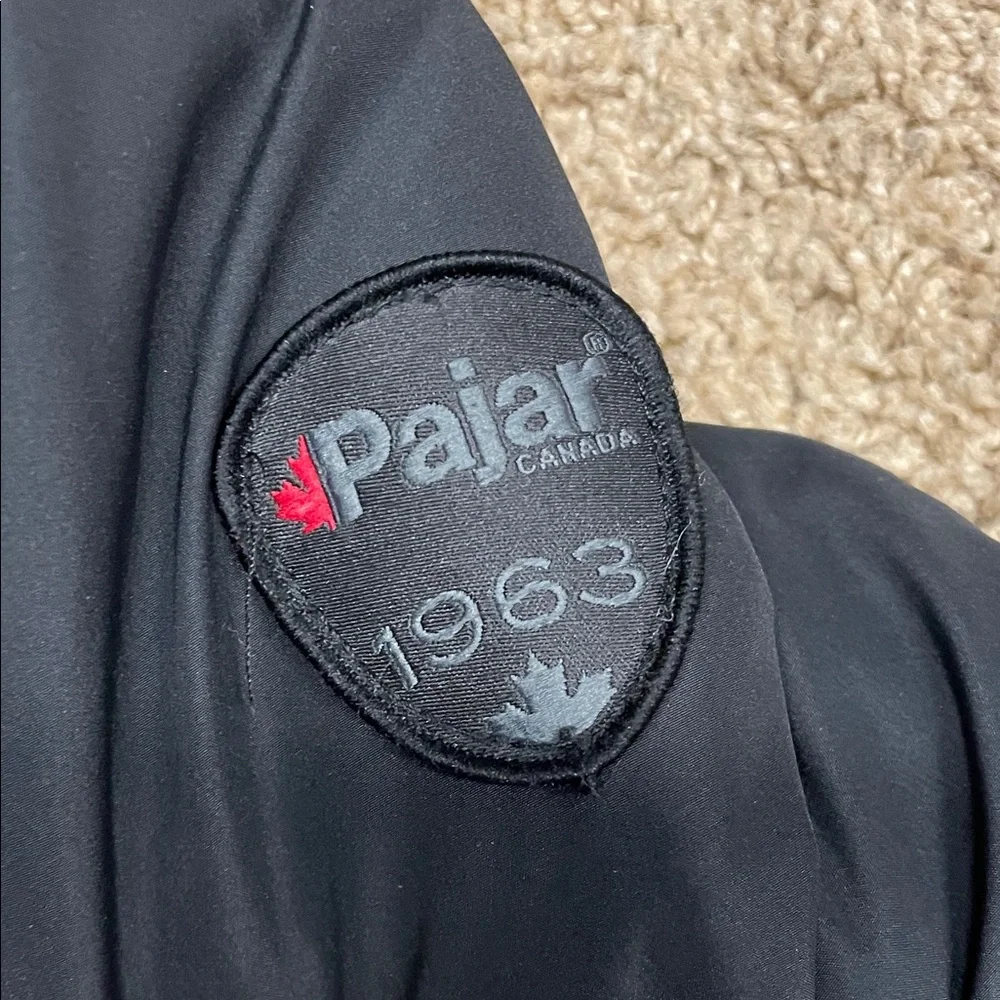 Pajar Canada kids Black Quilted Jacket with Faux Fur Hood
